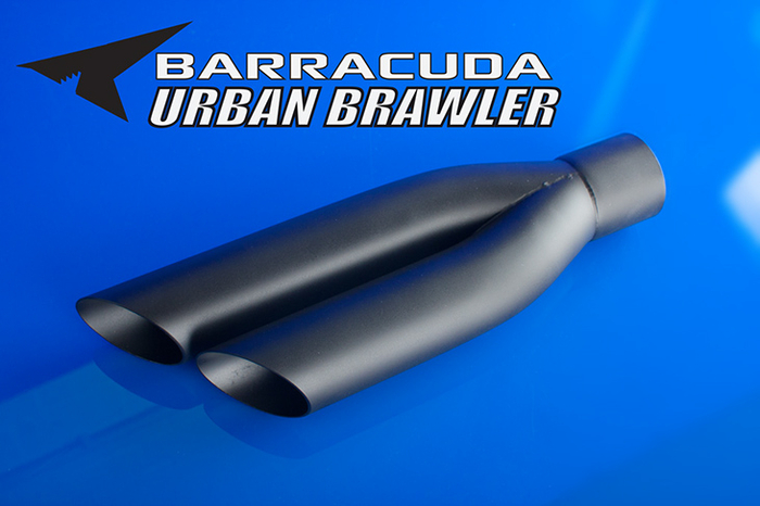 Barracuda URBAN Brawler  Dual Slipon mit EG-ABE* Suzuki GSX-R 1000 K7-K8 2007-2008 Typ: WVCL