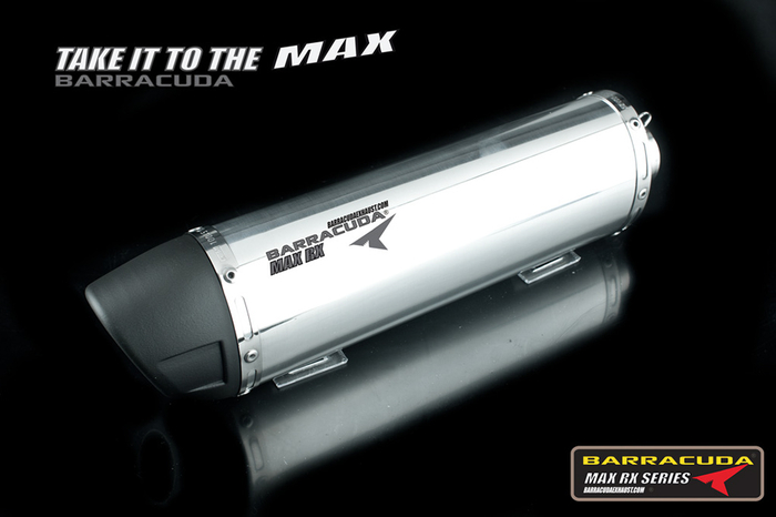 Barracuda MAX RX Honda VTR 1000F Firestorm 96-06 Dual SLO/Slipon mit ABE